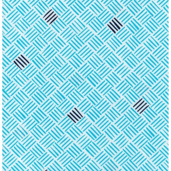 tessuto americano al metro patchwork disegno geometrico azzurro chiaro grigio
